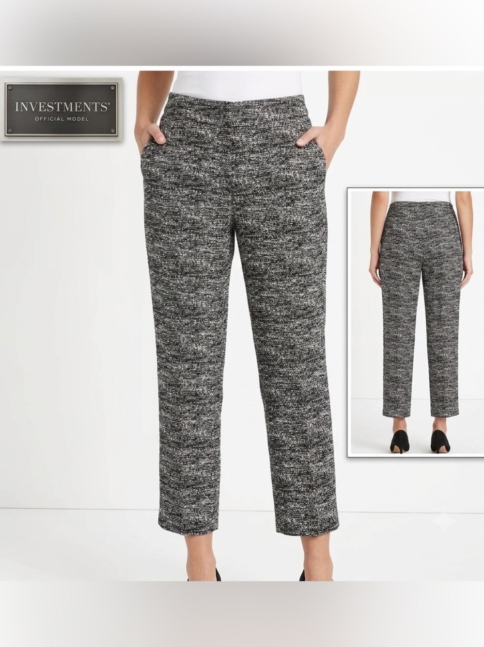 Investments The 5th Avenue Fit Crop Pants NWT 6